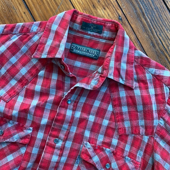 Vintage Levi’s Sutter Creek Plaid Flannel Button Up - Picture 3 of 11